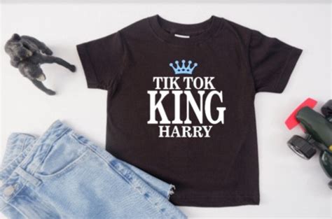 Personalised Tiktok T Shirt Tik Tok T Shirt Tik Tok Queen Etsy