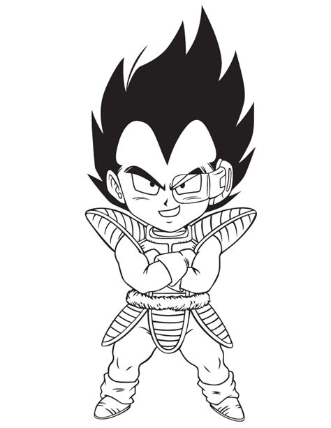 Dragon Ball Z Vegeta Coloring Page H And M Coloring Pages
