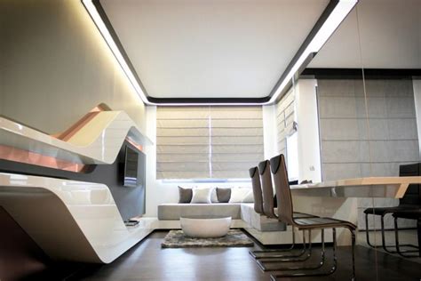 Futuristic Small Apartment Interior Design In Bulgaria Founterior