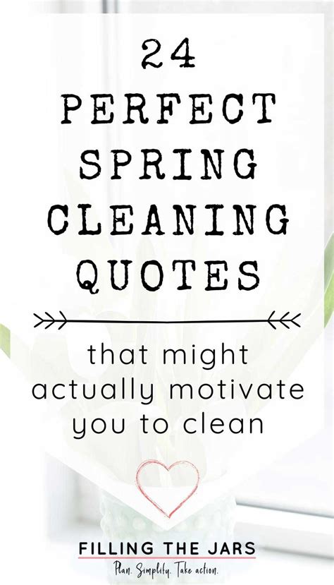 24 spring cleaning quotes that might actually motivate you to clean filling the jars