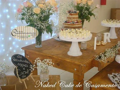 Naked Cake Para Casamento Da Nossa Cliente Alynne Casadobolodatorta