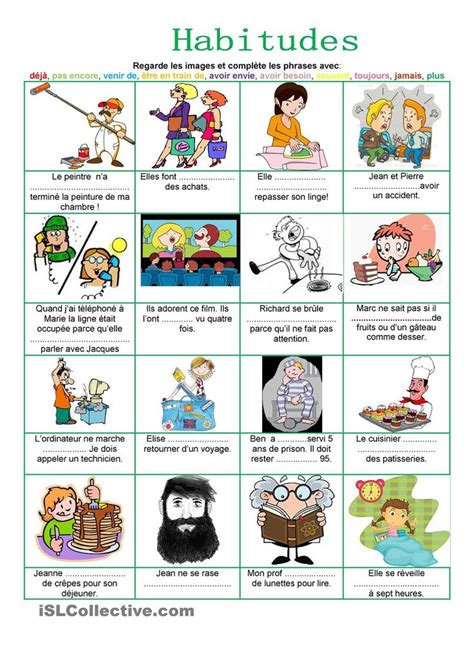 141 Best Fle Les Activités Quotidiennes Images On Pinterest French Lessons Languages And