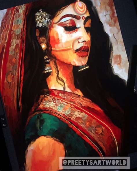 Pin On Indian Women Art