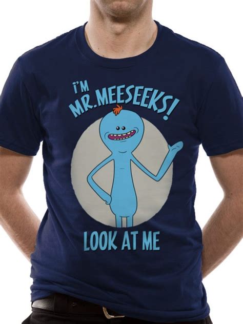 Rick And Morty Mr Meeseeks T Shirt Rick And Morty T Shirt Shirts