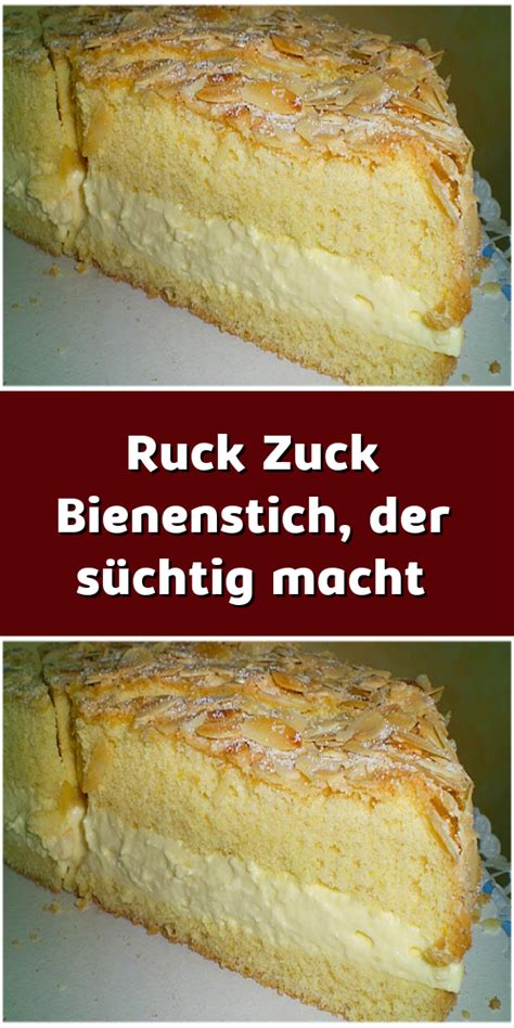 Maybe you would like to learn more about one of these? Ruck Zuck Bienenstich, der süchtig macht in 2020 | Food ...