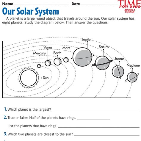 Scale Model Of The Solar System Worksheets Answer Key
