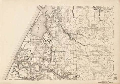 Map Of Humboldt County California