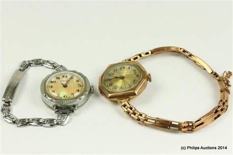 Two Vintage Ladies Wristwatches Modern And Antique Jewellery
