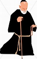 Catholic monk with rosary clergy clipart - Cliparting.com