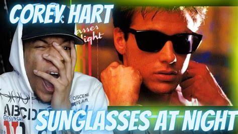 first time hearing corey hart sunglasses at night reaction youtube