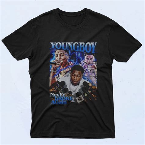 Youngboy Never Broke Again 90s T Shirt Style