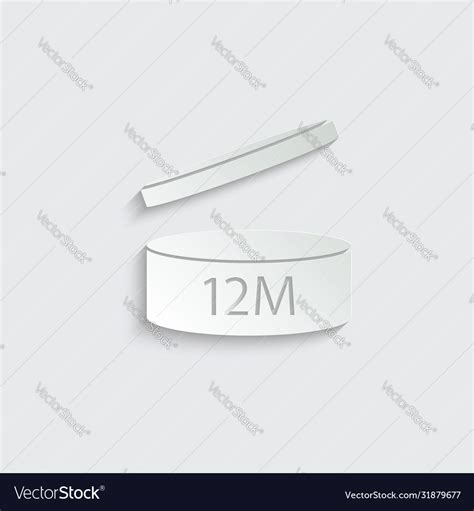 Period After Opening Symbol 12m Icon Royalty Free Vector