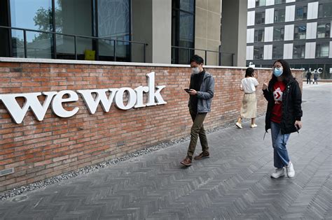 WeWork has a hybrid work model where staff work 3 days in its central ...