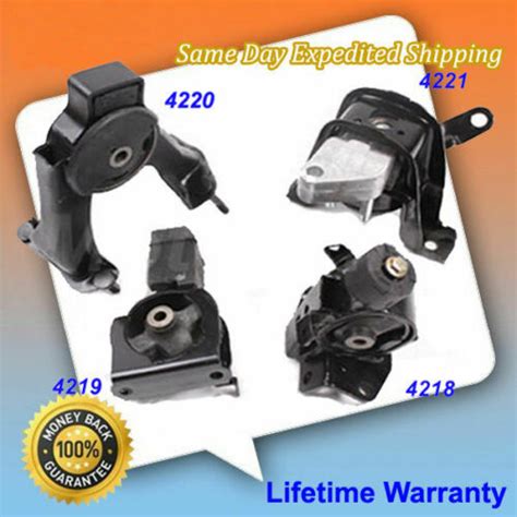 Engine Motor And Trans Mount Set 4pcs 2003 2008 For Toyota Corolla 18l