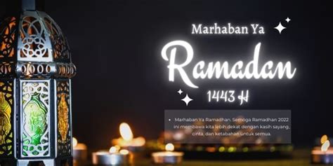 Kumpulan Ucapan Menyambut Ramadhan 2022 Dalam Bahas Indonesia Dan