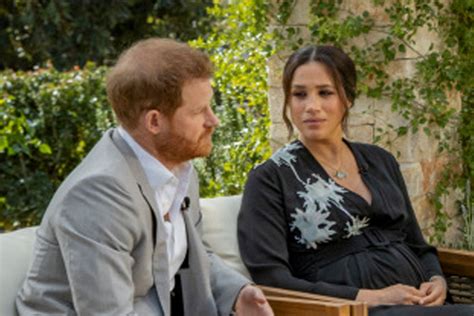 Report anonymous friends of meghan markle spoke with royal biographer omid scobie, claiming nothing will stop the duchess. Meghan Markle Wears Silky Dress for Oprah Interview with Prince Harry - Footwear News