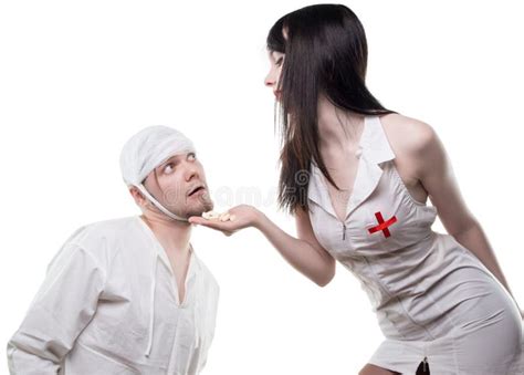 Nurse Offers Analgetic Drugs Editorial Photography Image Of Health