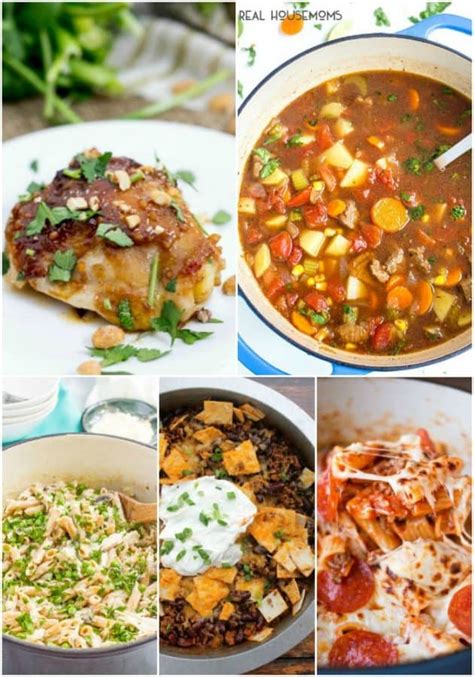 Easy Dinner Recipes For Busy Weeknights Real Housemoms