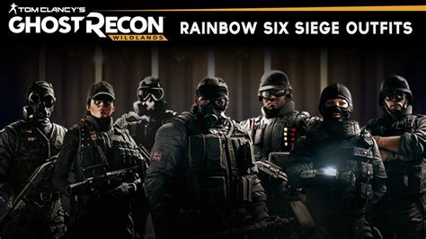 Ghost Recon Wildlands Rainbow Six Siege Outfits And Skins Ash Glaz