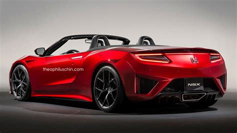 Honda Nsx Convertible Gets Rendered