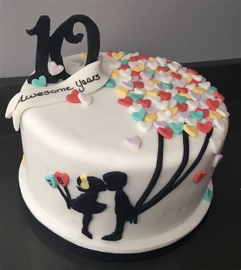 10th Anniversary Cake Ideas