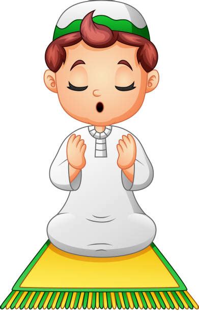 Royalty Free Muslim Boy Praying Clip Art Vector Images And Illustrations