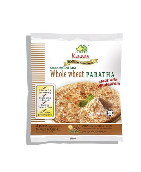 Here's to a wholesome lifestyle! Whole Wheat Paratha - Kawan Food Berhad