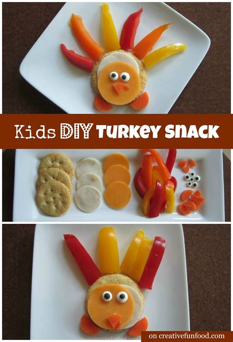 Kids Diy Turkey Snack Thanksgiving Kid Snacks Kids Thanksgiving
