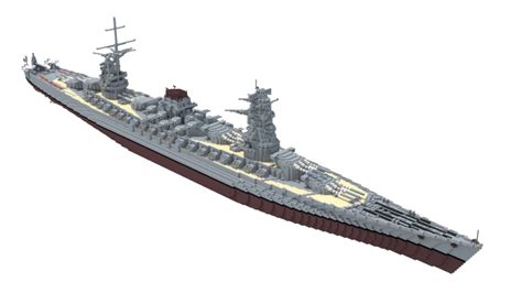 Fictional Japanese Battleship - 和泉 (Izumi) Minecraft Project