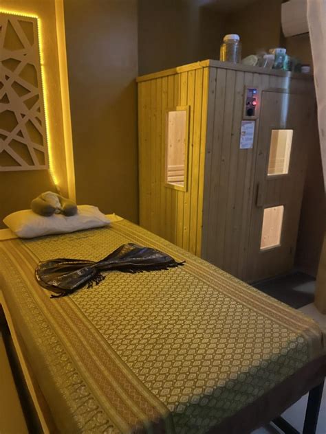 massage room with private sauna in patong phuket golden touch massage and beauty salon