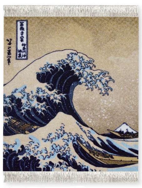 Katsushika Hokusai The Great Wave Off Kanagawa Mouserug Vancouver Art
