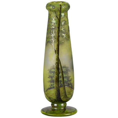 Art Deco Cameo Cased And Cut Glass Vase Digitale By Le Verre Français For Sale At 1stdibs