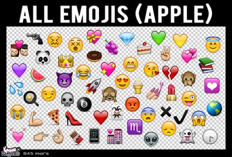 All Emojis Apple Png By Sa By Shaffiqazman On Deviantart