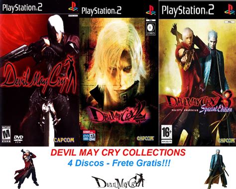 Devil May Cry 1 2 3 Collections Playstation 2 R 2999 Em Mercado