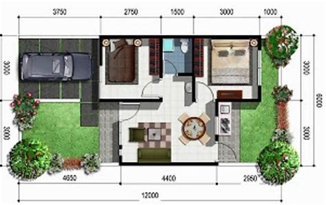 gambar denah rumah minimalis  lantai simomot