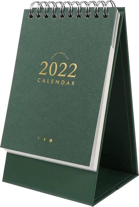Buy Toyandona Mini Desk Calendar 2022 Standing Flip Calendar 2021