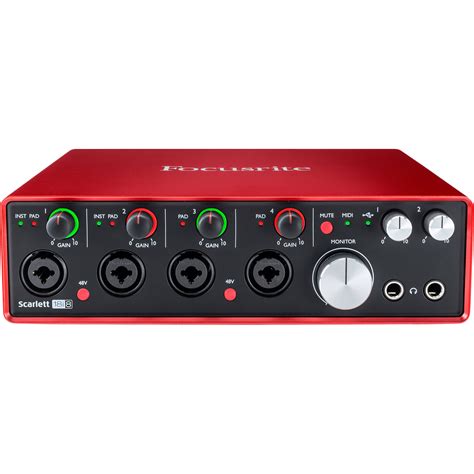 Use your ipad®, iphone®, or ipod touch to remotely control your scarlett when connected to focusrite control desktop. Focusrite Scarlett 18i8 USB 2.0 Audio SCARLETT-18I8-2ND ...