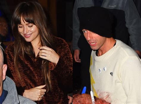 Dakota Johnson And Chris Martin Spotted At The Snl After Party E Online