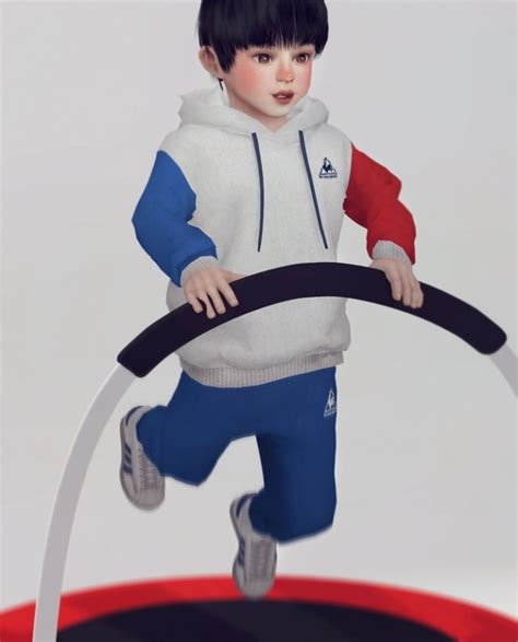 Jogger Set For Toddler At Kks Sims4 Ooobsooo Sims 4 Updates