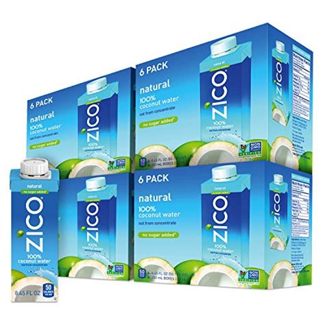 Maybe you would like to learn more about one of these? Zico Natural Coconut Water (Pack of 24), 8.45 Fl Oz, Only $20.25, free shipping after clipping ...