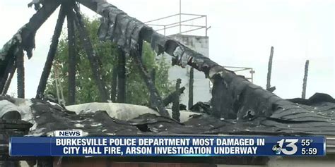 Burkesville Police Department Most Damaged In City Hall Fire Arson