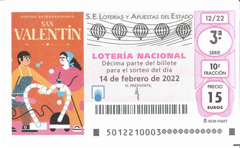 Loteria De San Valentín De Lotería Nacional Sorteo De Los Enamorados