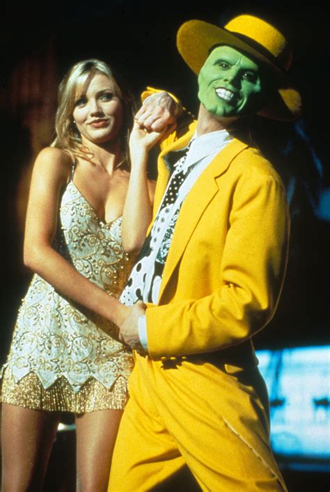 The model turned actress got her big break on the mask opposite jim carrey. "The Mask" movie still, 1994. L to R: Cameron Diaz, Jim ...
