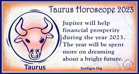 Taurus Horoscope 2023 Get Your Predictions Now Sunsignsorg