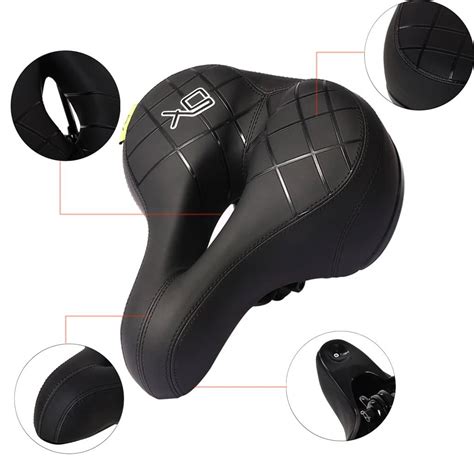 Ergonomic Bicycle Seat Cushion With Anti Vibration Spring And Punched Foam Syste Shopdecimals