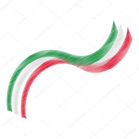 Grafica Con Bandiera Italiana Vettoriale Stock Di ©letyg84 42424311