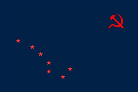 Alaska Communist Flag Rvexillology