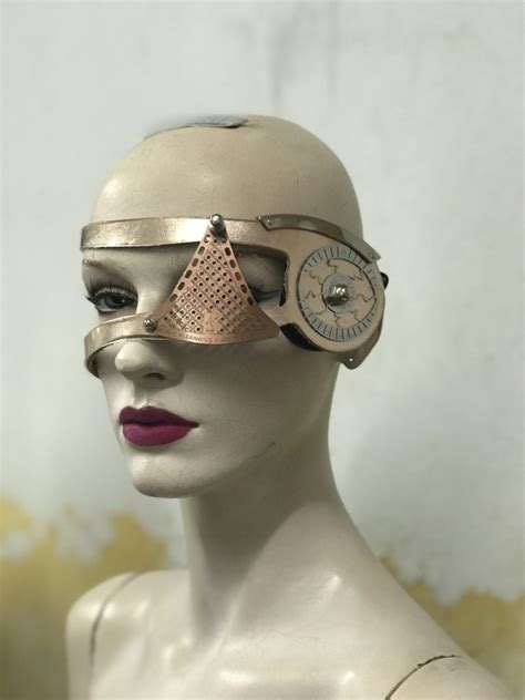 Steampunk Costume Eyewear Eye Patch Accessory Cosplay Rose Gold Hi