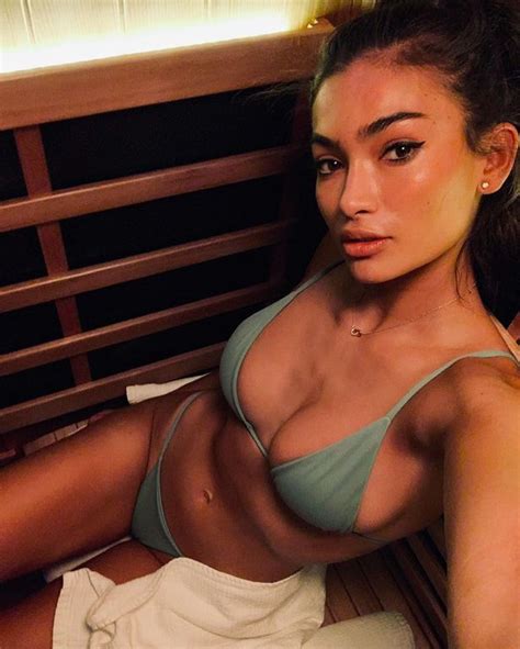 Victorias Secrets Kelly Gale Ditches Bra As She Goes Topless In