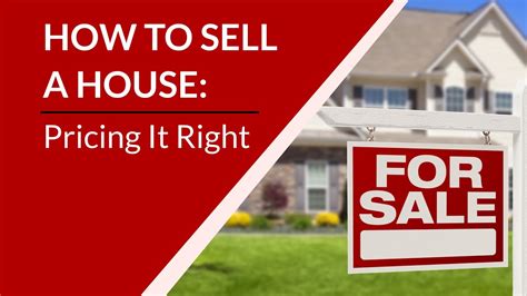 How To Sell A House Pricing It Right Youtube